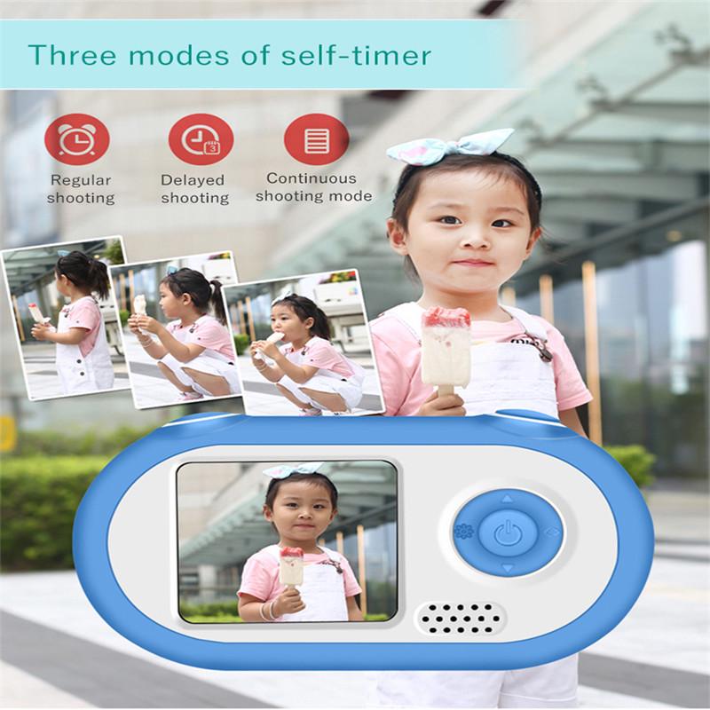 1.5 Inch 1080P Mini LSR Cam Digital Camera for Kids Baby Cute Cartoon Multifunction Toy Camera 