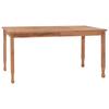 Day and Night - Day and Night Garden Dining Table Solid Teak Wood 150x90x75 Cm
