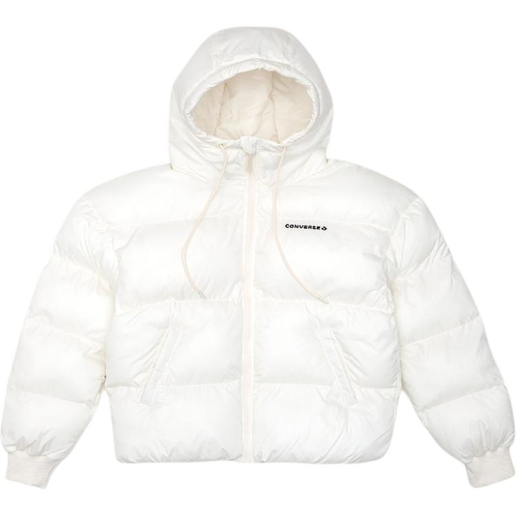 

New Converse Puffer Jacket Women s White 10025207-A02 XL