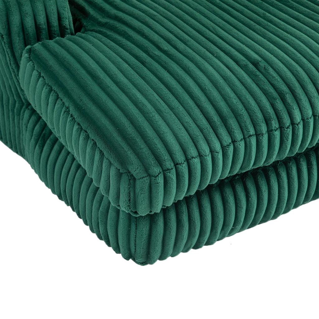 Modern Rope Sleeper Sofa Cloud Sofa, 3 Soft Pillows, Comfortable Single-seat Floor Sofa