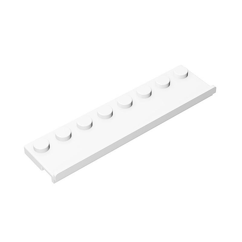 10PCS 30586 Blocks Accessories Bricks 8x2 with Slotted Door Track Technology Building Part MOC Toys DIY Christmas Gift