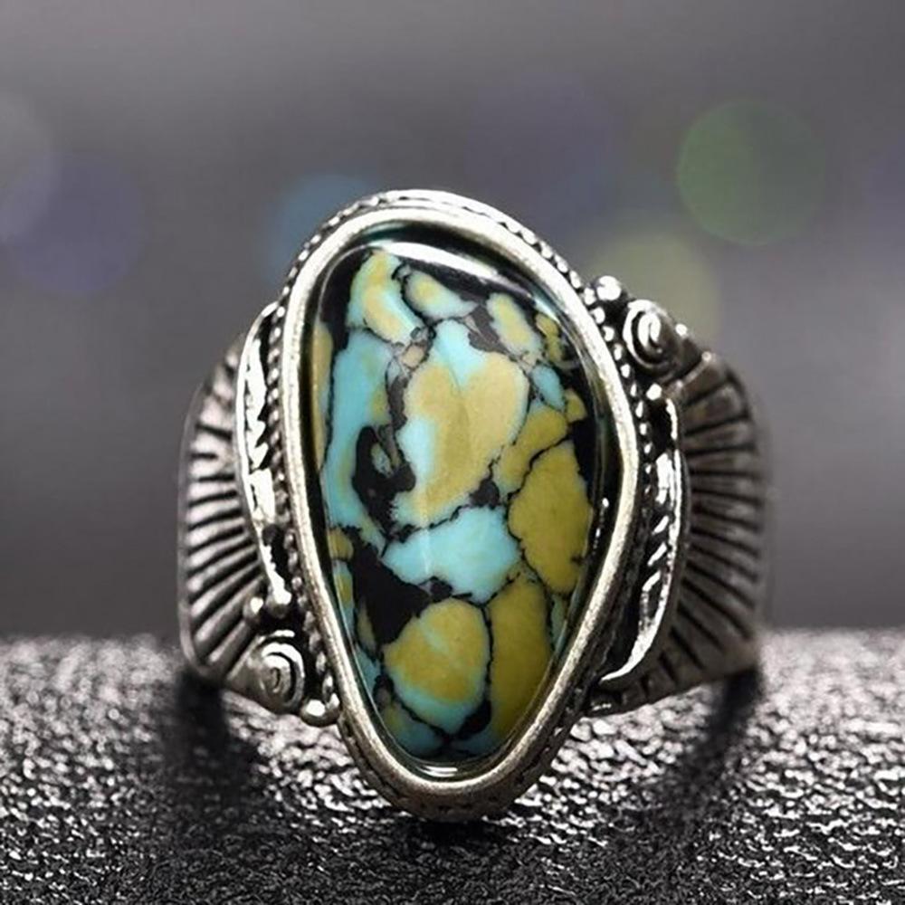 European and American Retro Men's Rings, Women's Fashionable and Versatile Light Luxury