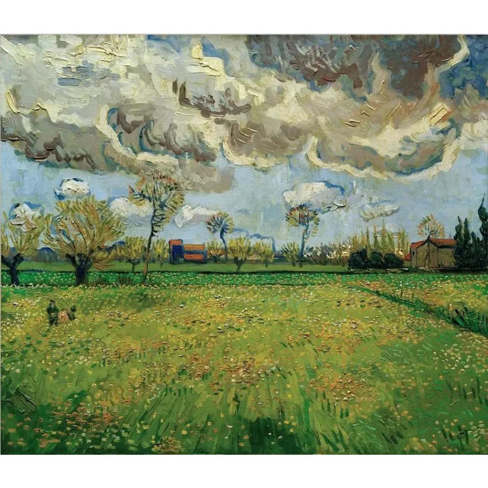 Natural Landscape HD Print Van Gogh Masterpiece Poster Starry Sky Sunflower Canvas Painting Modern Home Decor Wall Art Picture