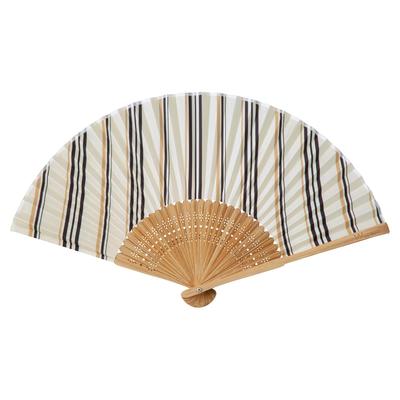 Patterns Folding Fan In a Gift Mixed with Storage Perfect for and Keeps You Cool and Product Wpc. Men's Box, Stripes, Case, Stylish, Commuting,