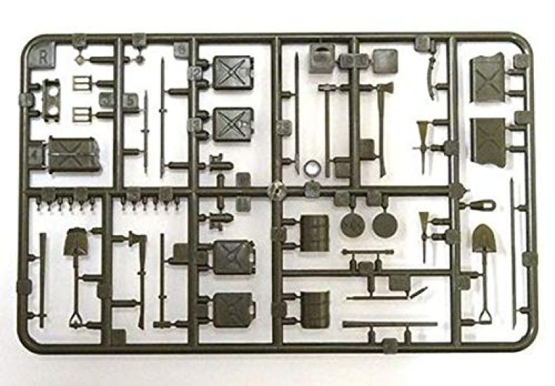 Asuka Model Scale Japan Ground Force Equipment Set with Plastic Model 1/35 Self-Defense Decals, Parts, 35-L37