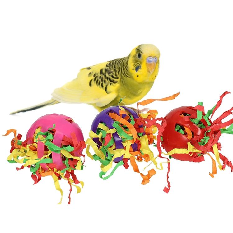 3 Pieces/set Interesting Indoor Outdoor Pet Training Toys Plastic Bird Plaything