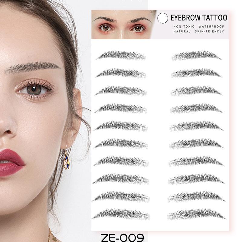 Eyebrow Sticker 6D Simulated Eyebrow Sticker Ecological Bionic Eyebrow Lazy Eyebrow Sticker Template Eyebrow Sticker Eyebrow Tattoo Sticker