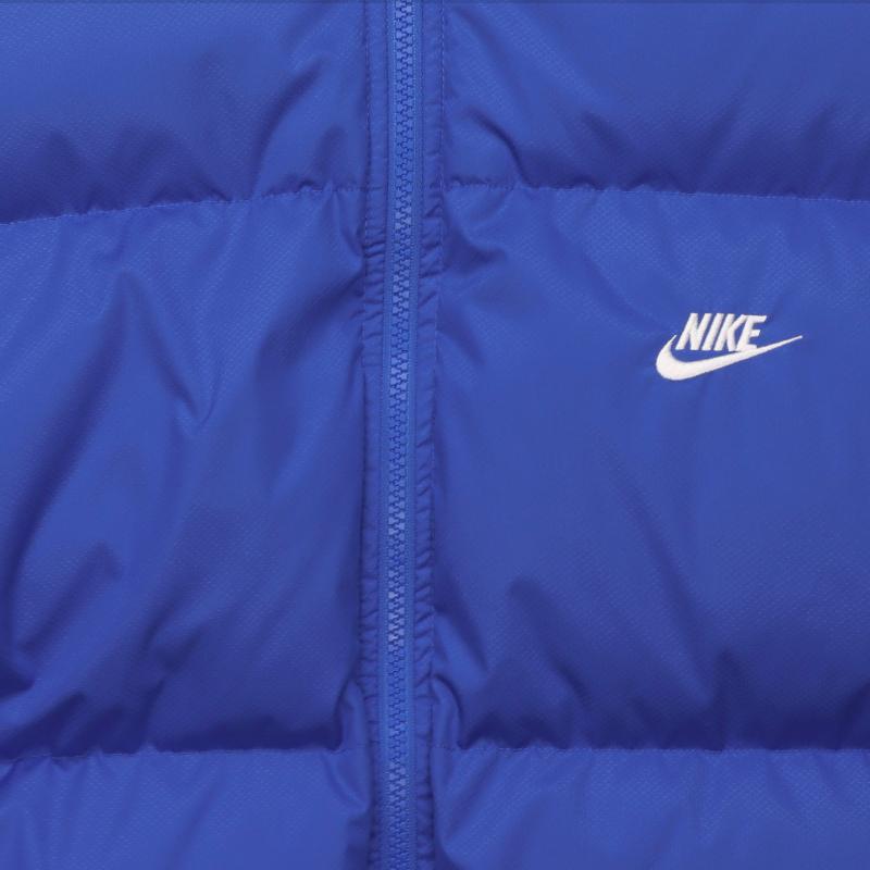 Nike Club Therma-FIT Simple Brand Logo Embroidered Comfortable Warm Puffer Jacket Men Outerwear Game-Royal FZ5029-480