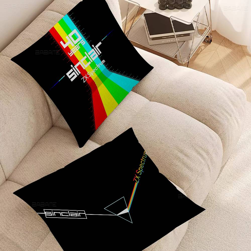 Retro Sinclair Zx Spectrum Personalized Pillow Cover Kids Bedroom Wild Party Decor Pillowcase Kid Birthday Shower Gift