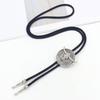 Vintage Bullhead Head Bolo Tie Cowboy Styles Rope Tie Necklace for Men and Women Western Accessories Neck Jewelry