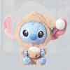 15CM Stitch Plush Toys Disney Kawaii 2025 New Vinyl Figure Doll Food Series Cute Exquisite Pendant Xmas Birthday Children's Gift