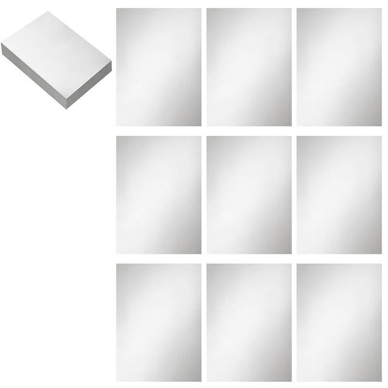 

Aluminum Metal Crafts DIY Foil 7.8 X 11.8 X 0.07Mm Thick 50 Packs For Art Projects Forging Wide Sheets серебряный