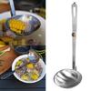 Stainless Steel Ladle Spoon Ladle with Foldable Handle for Sauce, Soup, Cooking