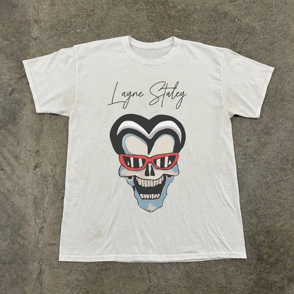 Rare Layne Staley Tattoo, Alice In Chains Unisex White T-shirt, Size S-5XL Unisex T-Shirt M