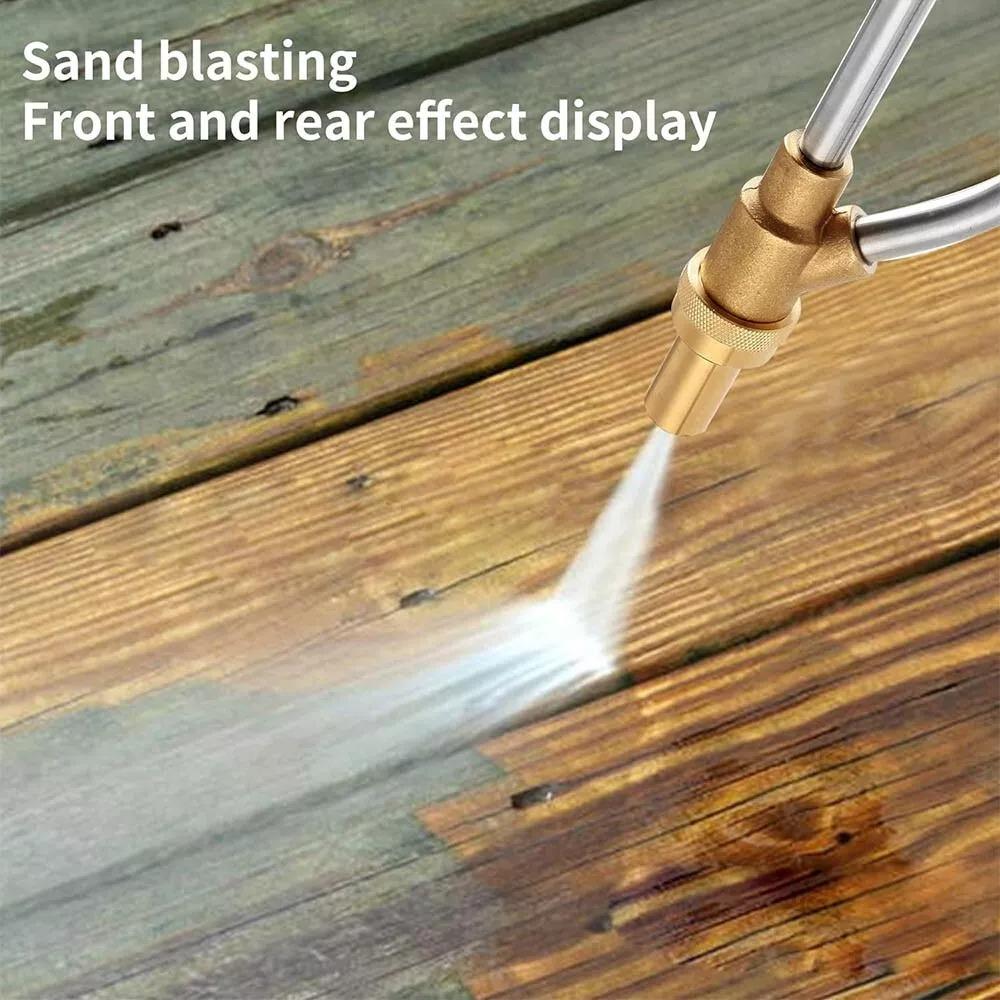 Quick Disconnect Pressure Washer Sandblasting Kit Wet Sand Blasters Kit  Removing Rust Graffiti