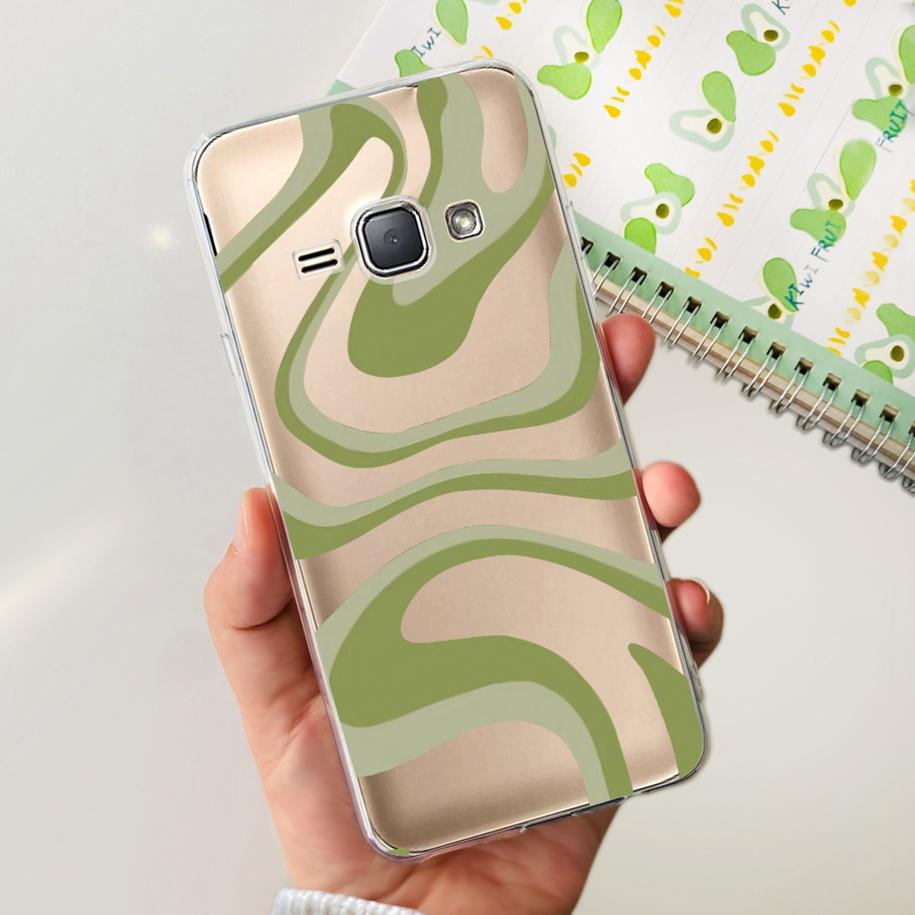 For Samsung J1 2016 Case SM-J120F Cover Fashion Marble Flower Soft Silicone Phone Cover For Samsung J1 Mini J105F J 1 2016 Funda