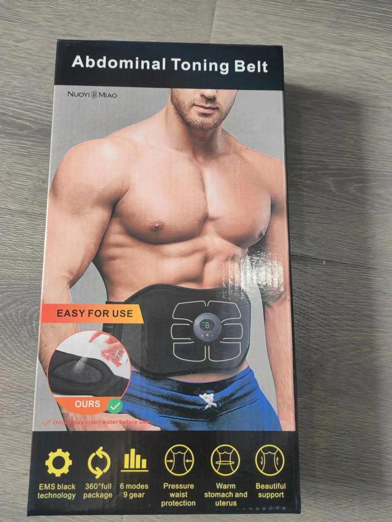 Pulse Abdominal Toner Muscle Stimulator EMS Rechargeable Massage Waist Belt