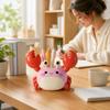 Resin Crab Desktop Organizer Creative Crab-Shaped Pen Holder Unique for Office