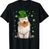 St Patricks Day Old English Sheepdog Dog Shamrock Gift T-Shirt