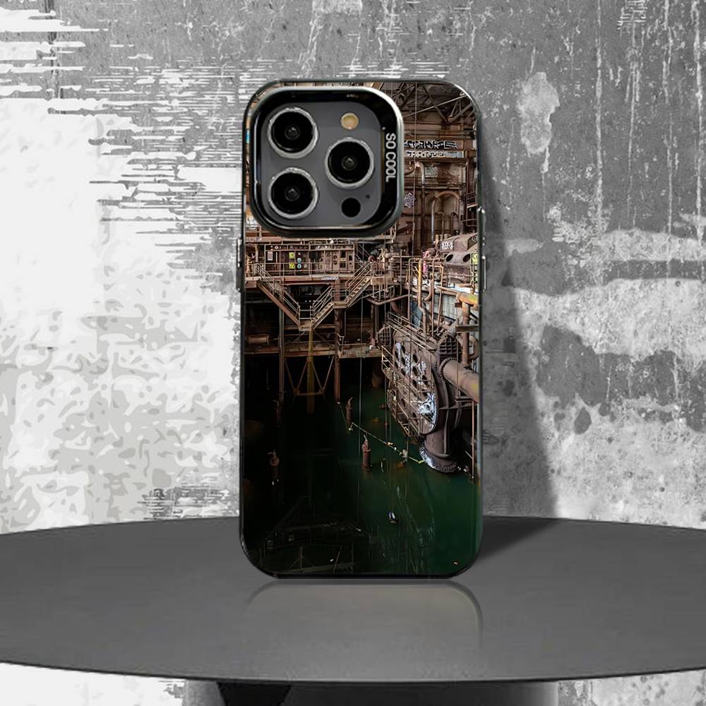 

Vintage Wires Messy Rusty Phone Case For iPhone 16,15,14,13,12,11,Pro,XS,Max,Plus,Mini,SE4,E Black Matte Shockproof Cover iPhone14promax
