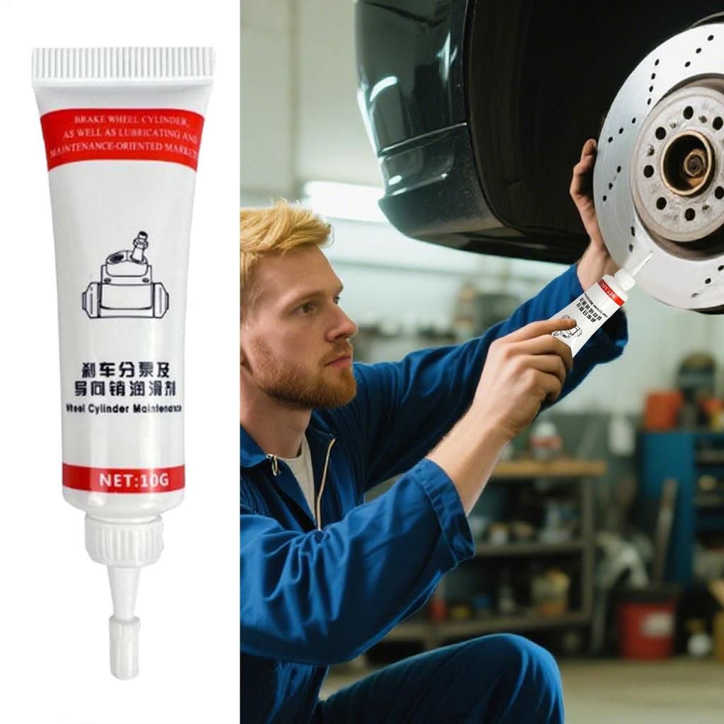10g Brake Pin Grease Car Rust Brake Noise Moisture Proof Efficient Lubrication For Brake Pin Parts Squeal Stopper Lube