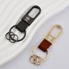 Personalized Leather Splicing Waist Hanging Car Keychain Metal Key Ring Chain For Opel Astra G H J K F Corsa D Zafira B C Vectra