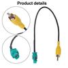 Male for RCA For Mercedes Comand Reverse Camera Retention Cable Radio Adaptor