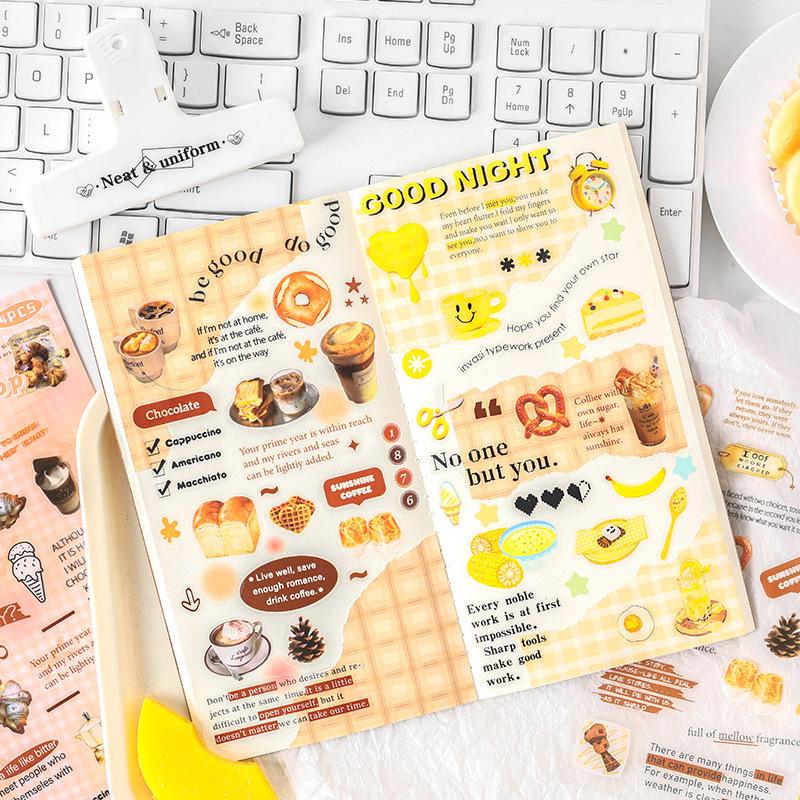 Vintage English Fall Planner Die-Cut Letter Stickers: DIY Decoration
