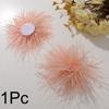 1Pc Feather Headwear Fashion Bridal Hairband Exquisite Ostrich Feathers Brooch Pin DIY Clothing Accessories Ostrich Feather
