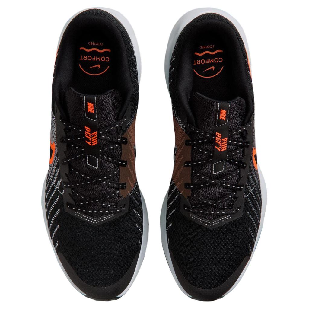 Nike Run Defy Comfortable Versatile Casual Running Shoes Men Sneaker Orange Black HM9594-011