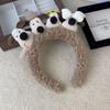 Headbands Sweet Style Four Cute Dogs Plush Solid Color Accessories Hair
