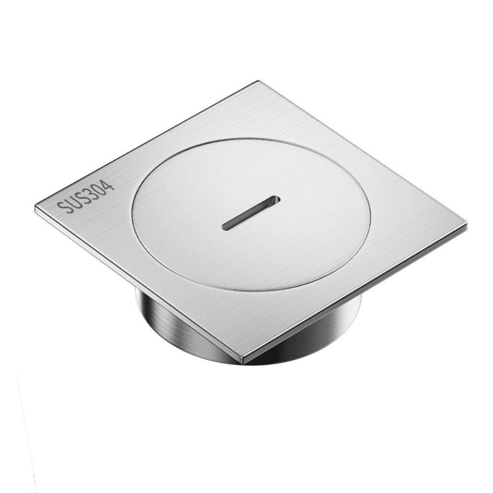 With Cleaning Port Shower Floor Drain 304 Stainless Steel Drainage Port  Bathroom