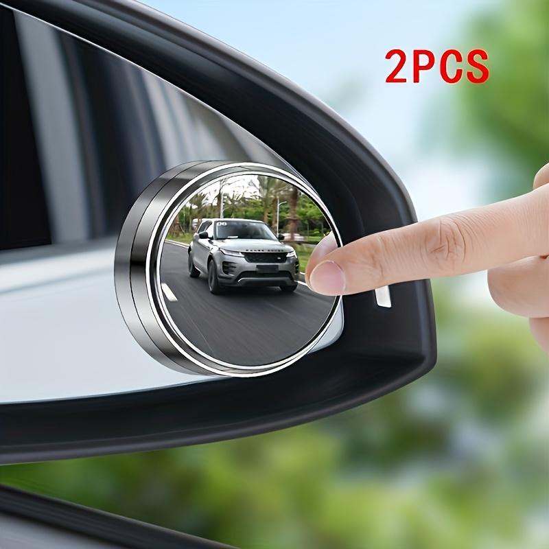 2-piece Set of 360 Degree High-definition Circular Car Rearview Mirrors, Reverse Blind Spot Rearview Mirror Auxiliary Mirror