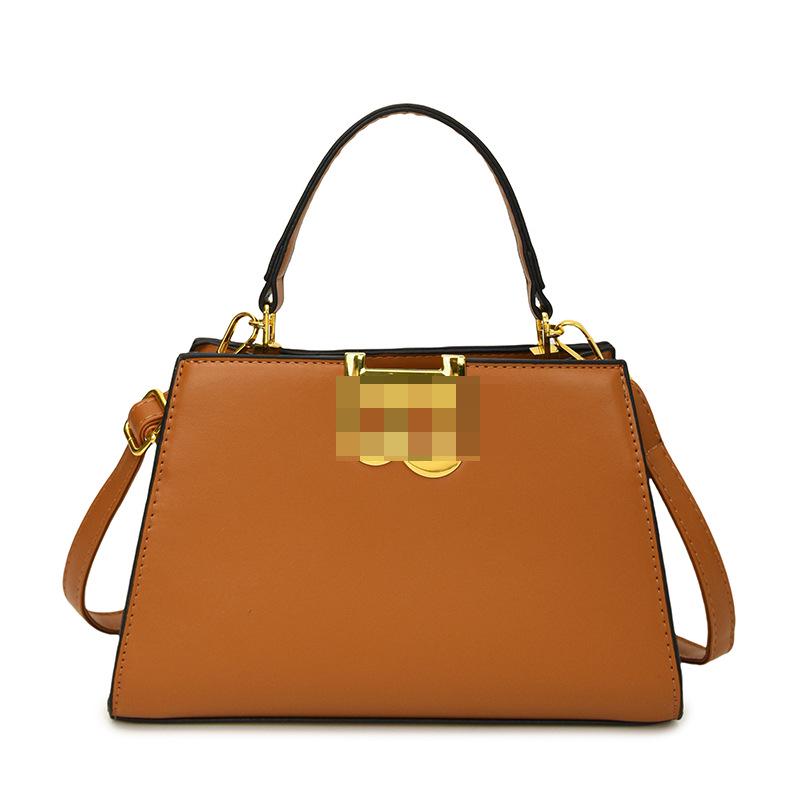 Kelly Bag: Elegant Retro Shoulder & Crossbody Handbag with Solid Color for Commuting