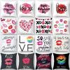 Nordic Ins Cute Square Sofa Bedside Pillow Girl Heart Car Cushion Birthday Gift Bedroom Room