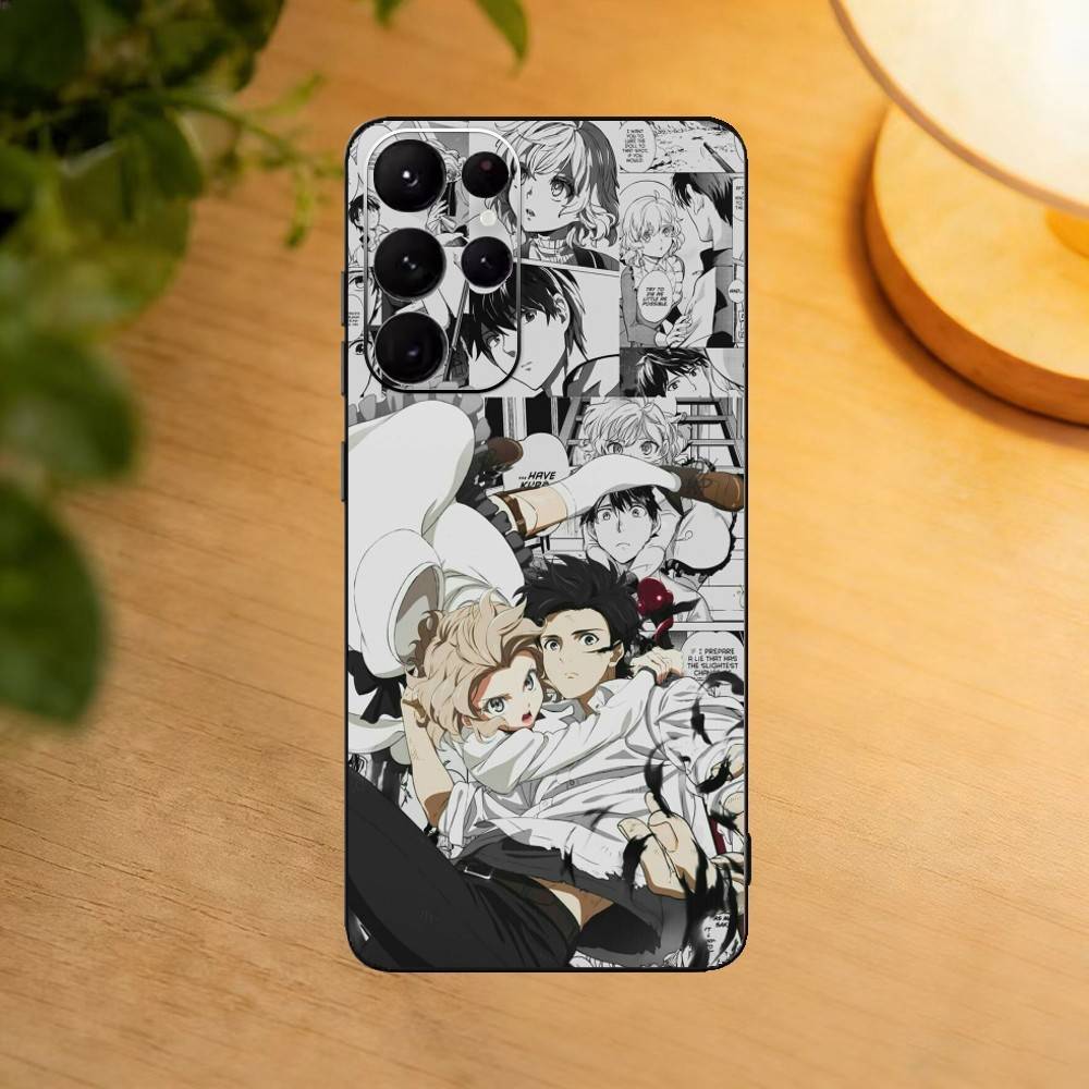 

In-Spectre K-Kotoko And Kuro Phone Case For Samsung S25,S24,S21,S22,S23,S30,Ultra,S20,Plus,Fe,Lite Black Shell Samsung S25Plus