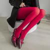 Vintage Gray Department Gray Love Bottoming Pants, Comfortable Elastic Thin Black Silk, Sexy Anti-hook Silk Stockings