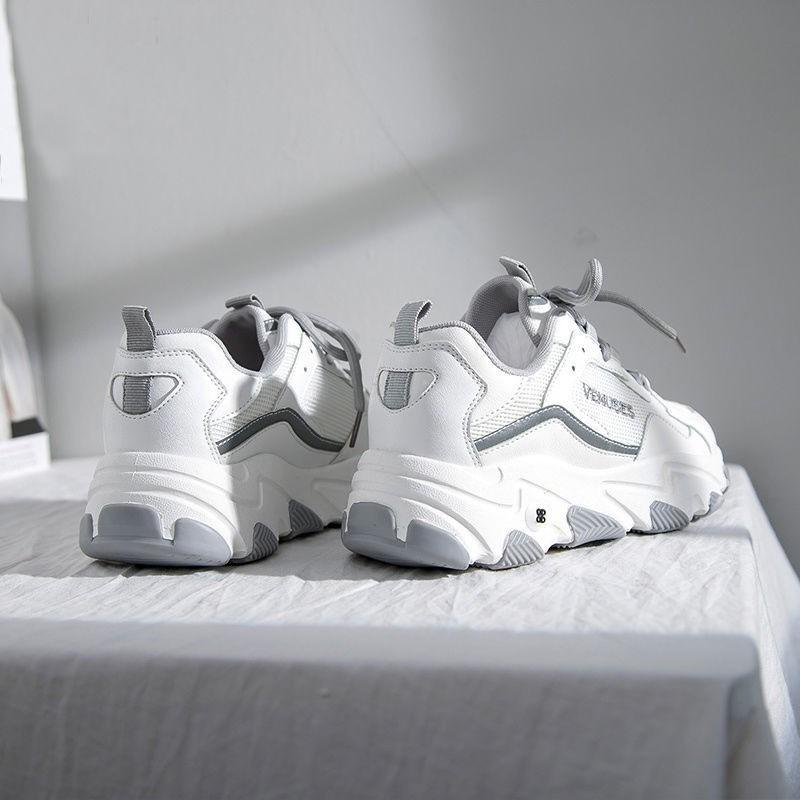 Fashion 2024 Vintage Platform Sneakers Autumn Women Sneakers Students Daily Wear Casual Style Vulcanize Shoes Female