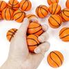 6 PCS 4CM Mini Sponge Basketball Toy PU Stress Relief Ball Kid Sensory Toy Themed Party Toy Kid Indoor And Outdoor Toys