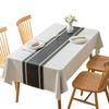 Waterproof PVC Table Runner Stain-resistant Oil-resistant Table Cloth Anti Slip Anti-scalding Desk Cover Party Supplies
