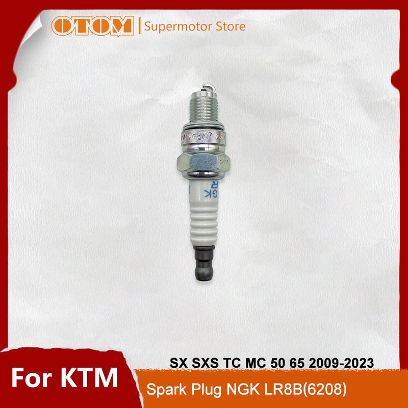 

OTOM Motorcycle Spark Plug Engine Ignition For KTM HUSQVARNA GASGAS SX SXS TC MC 50 65 2009- LR8B Off-road Pit Dirt Bike