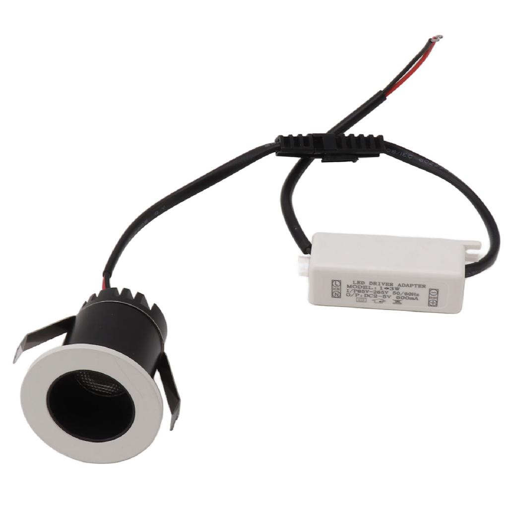 Einbauspots 3W Decken-Downlight Aluminiumlegierung Wärmeableitung LED-Strahler 85-265V für Zuhause Hotel