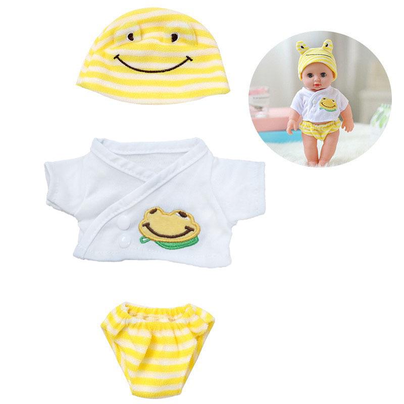 30cm Sommer Spaß Reborn Puppenkleidung: Kaninchen & Frosch Outfit für American Girl Puppe