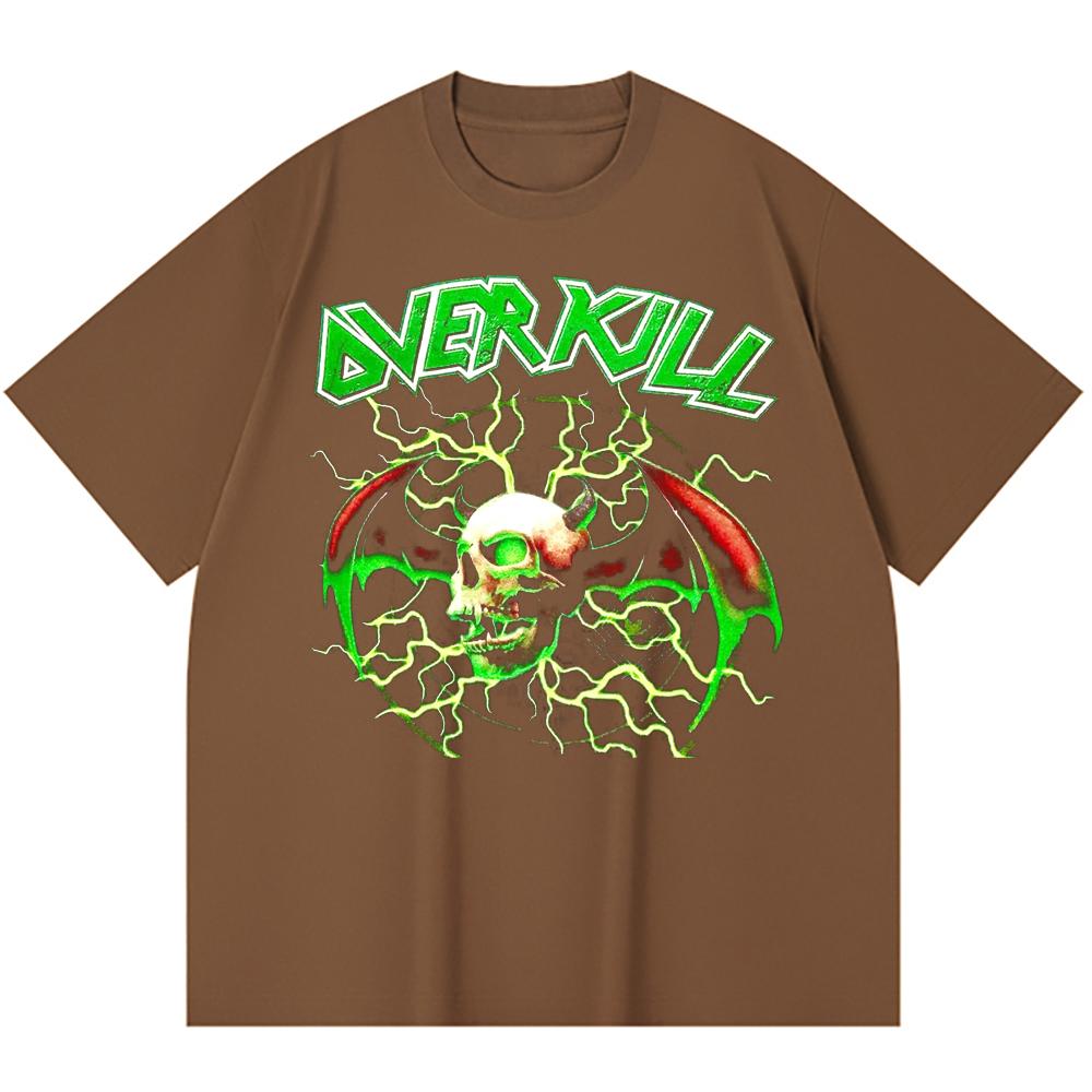 230 g/m² 100% Bavlna T-shirt Heavy Metal Rocková Kapela Tisk Populární Hudby Unisex Těžký Bavlněný T-shirt