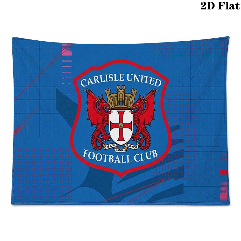 Carlisle United Wall Tapestry Aesthetic Wall Hanging Printed Fabric Blanket Decorative Tapestries for Bedroom Living Room Home Decor