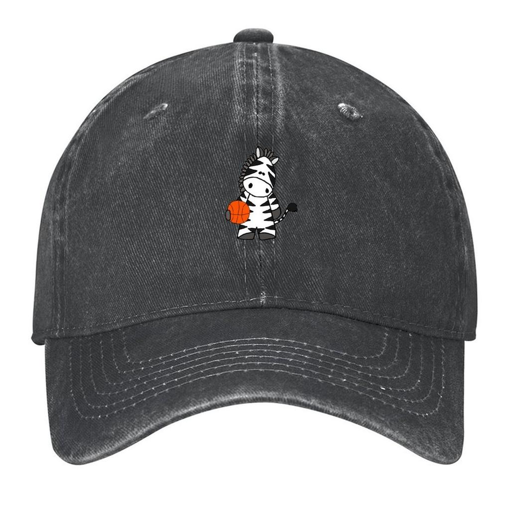 2026 Funny Zebra Playing Basketball Cartoon Baseball Cap Funny Hats Fun Hats Dropshipping Sailor Cap For Men Sun Hats For Women