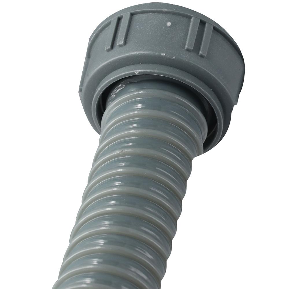 1m Drain Pipe Double Screw Oral Extension Hose Fittings Tightness Flexible Sink Drain Kitchen Sink