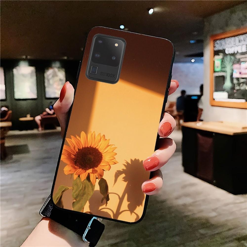 Cute Summer Daisy Sunflower Phone Case For Samsung A 10 11 12 13 20 21 22 30 31 32 40 51 52 53 70 71 72 73 91 13 Shell