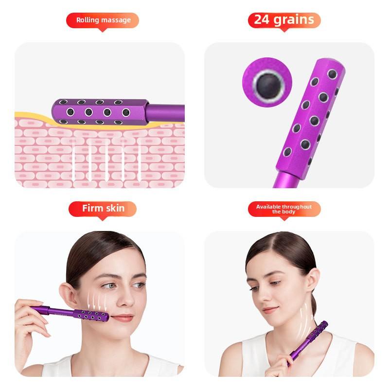 Beauty Stick 24 + Stone Lifting Facial Roller Beauty Massager 30 Germanium Beauty Stick