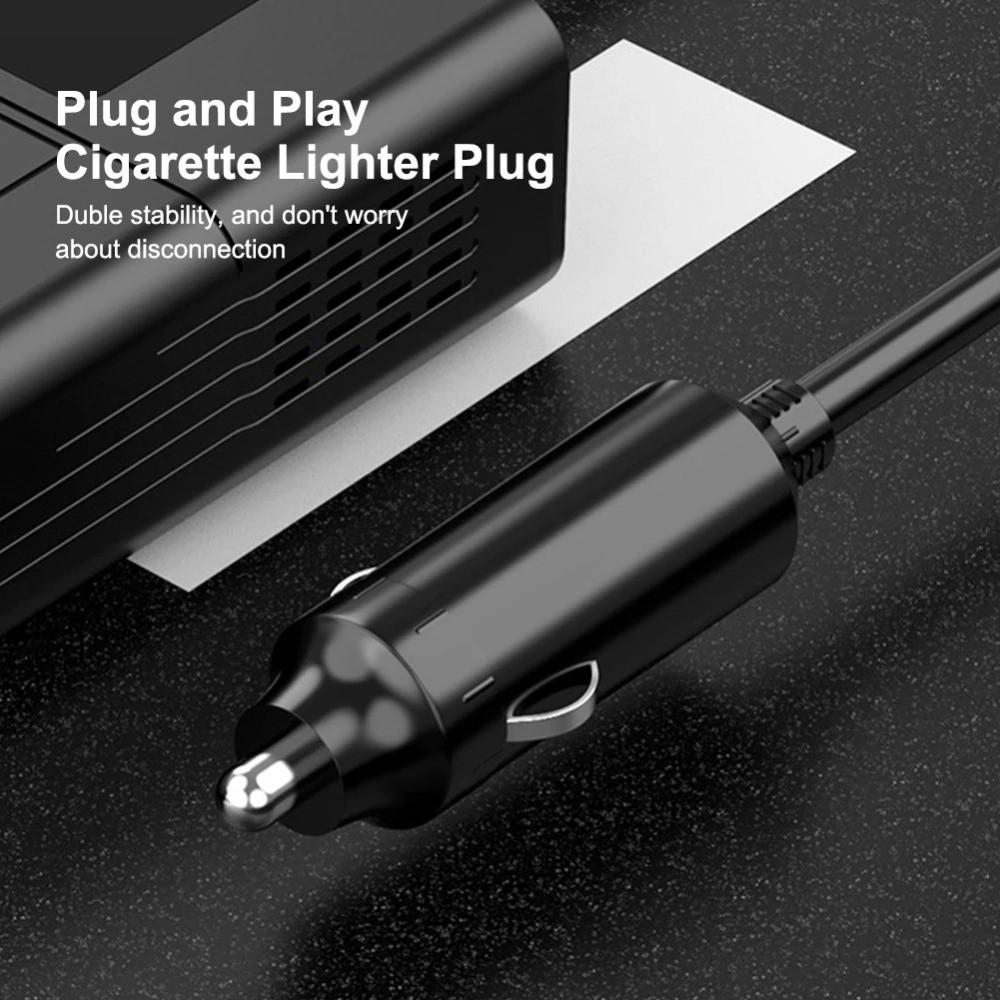 200W Car Inverter Fast Charging Automotive Charger Inverter Universal Power Adapter  for Vehicles